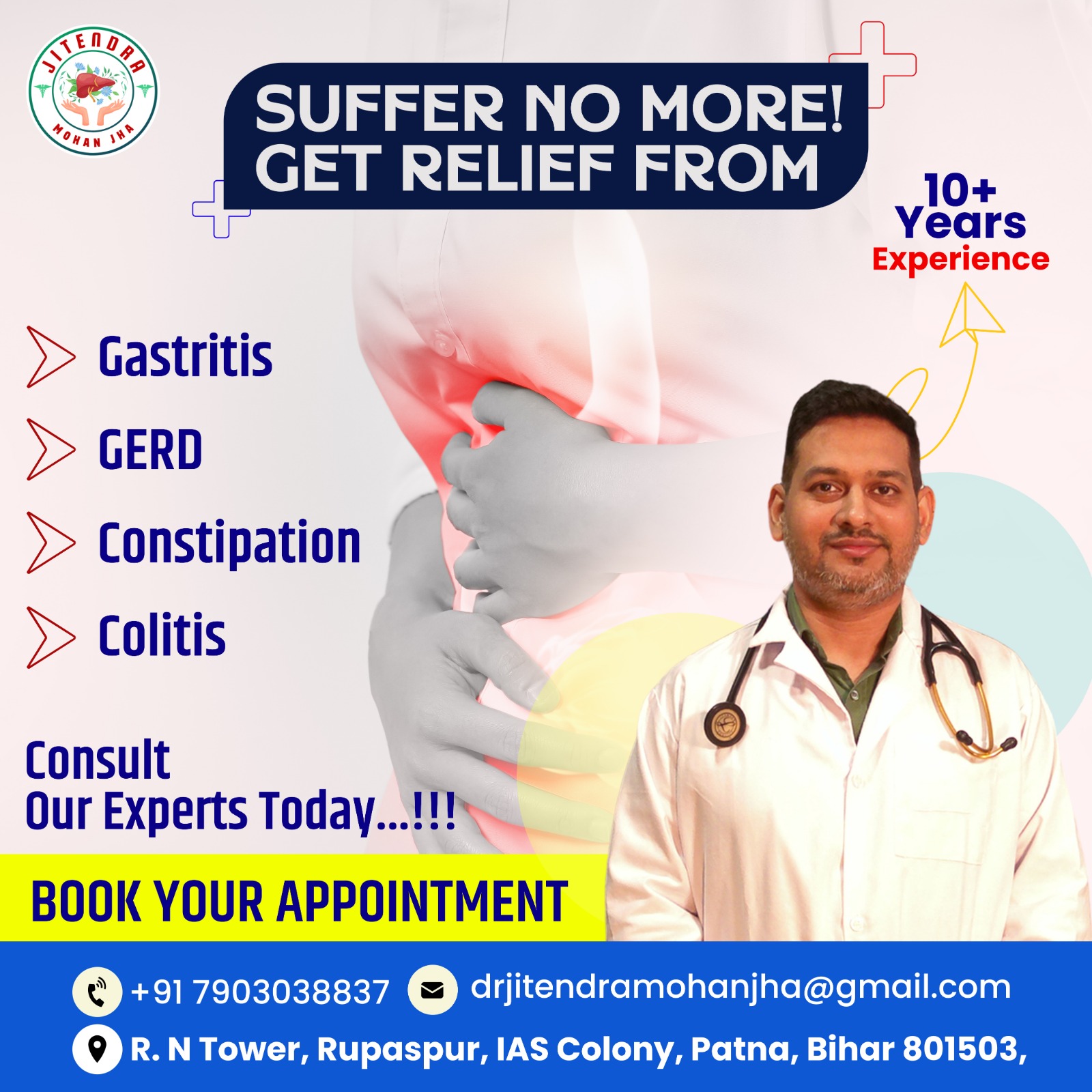 Photo 1 of Dr. Jitendra Mohan Jha | Gastroenterologist | Hepatologist