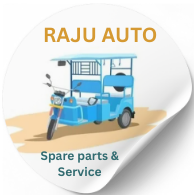 RAJU AUTO E-Rickshaw Logo